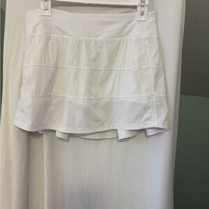 Lululemon Cream Athletic Skort size 6 Tall